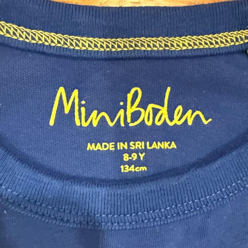 Mini Boden sz8-9y Royal Blue Astronaut Long Sleeve Tee - Picture 3 of 5
